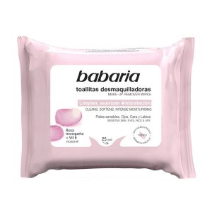 Babaria Toallitas Desmaquillantes Rosa Mosqueta